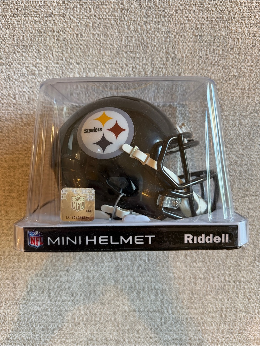 Riddell Pittsburgh Steelers Mini Helmet - Black & White NEW